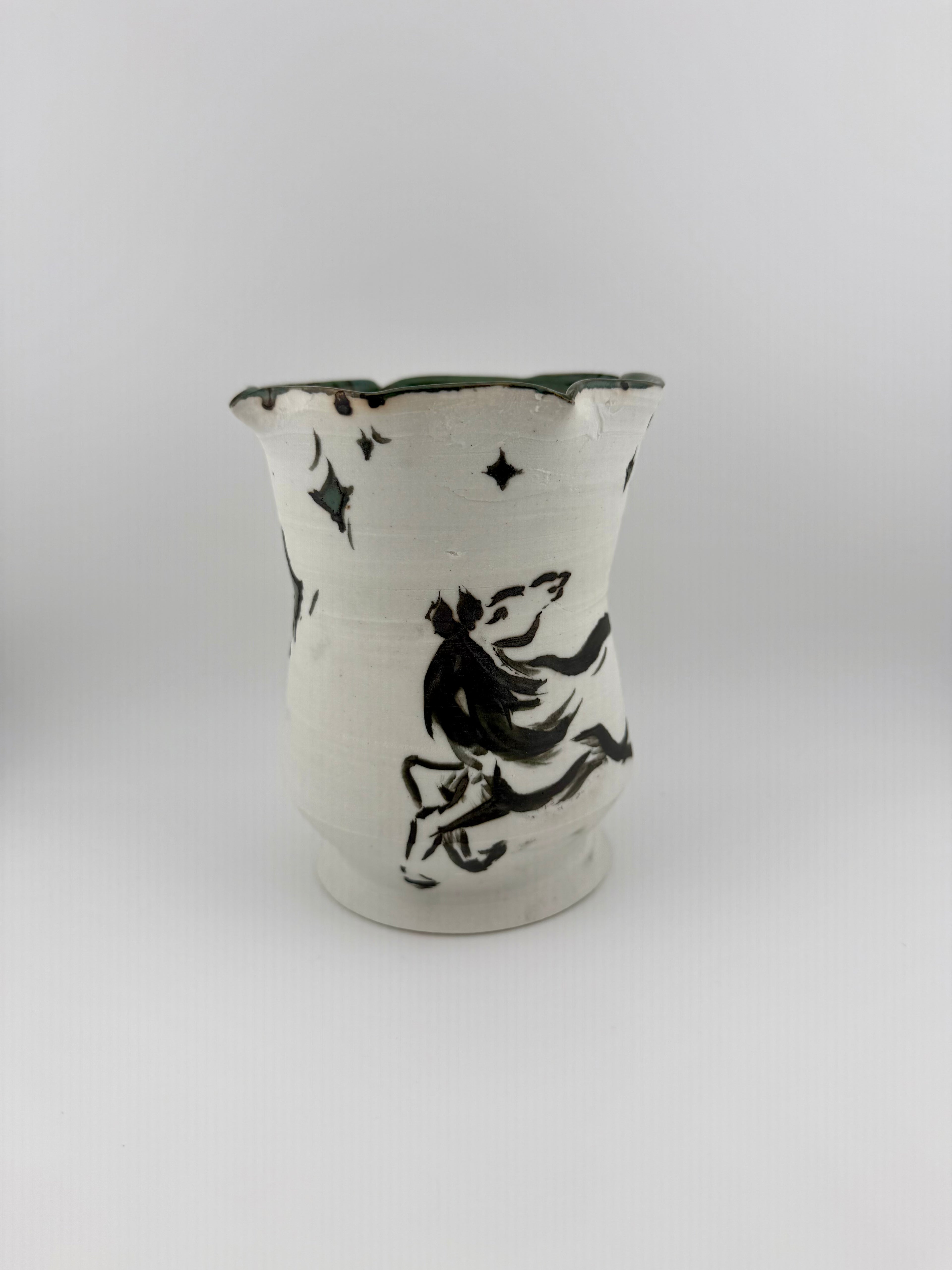 Miss Horse Girl Vase