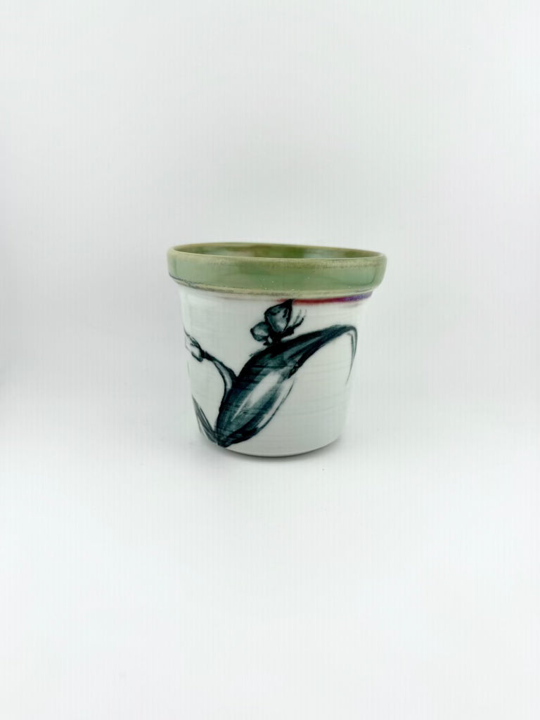 Sumi-Style Lily Planter