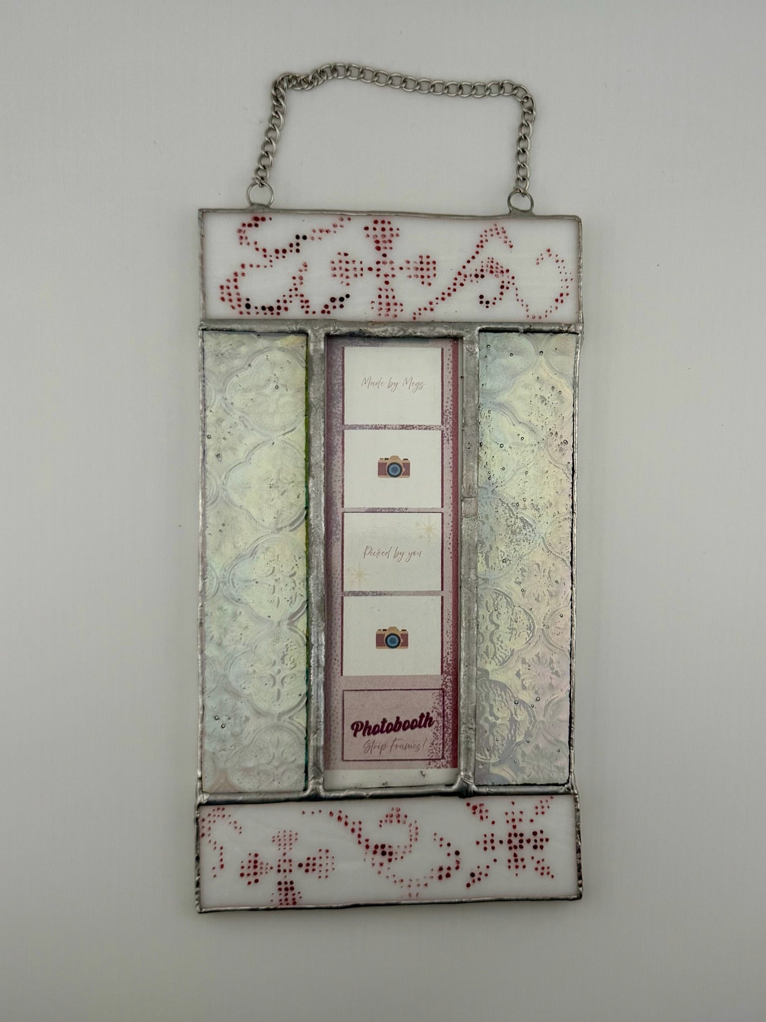 Bestie Photo Frame - Iridescent Doilie