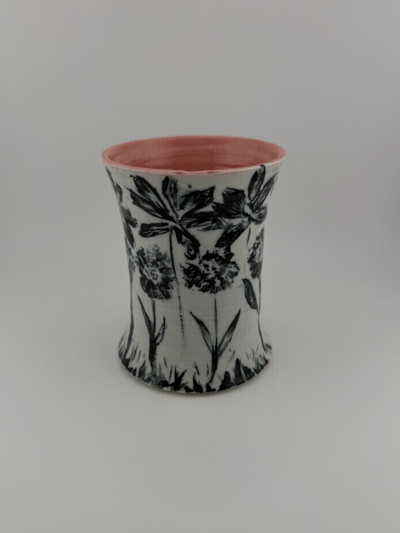 Blossoming Pressed Flower Vase