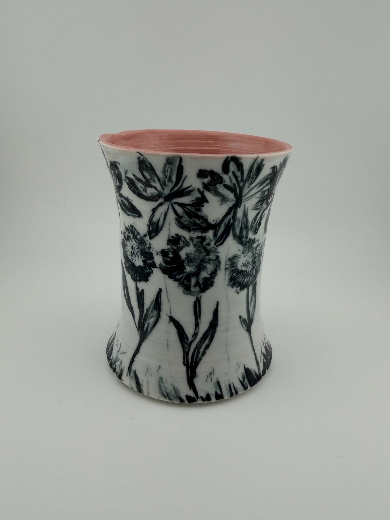 Blossoming Pressed Flower Vase