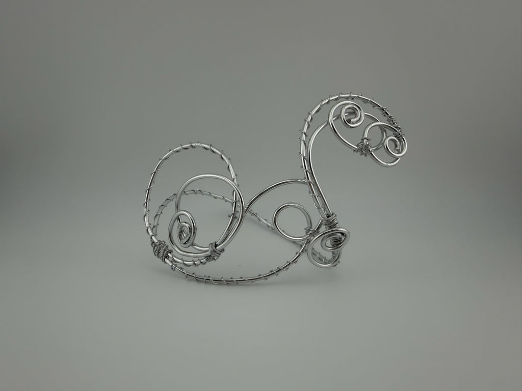 Multi-Layer Silver Arm Cuff