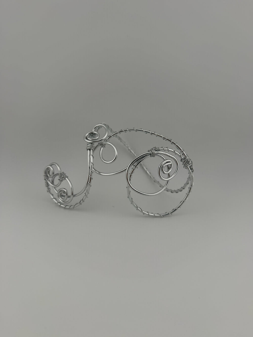 Multi-Layer Silver Arm Cuff