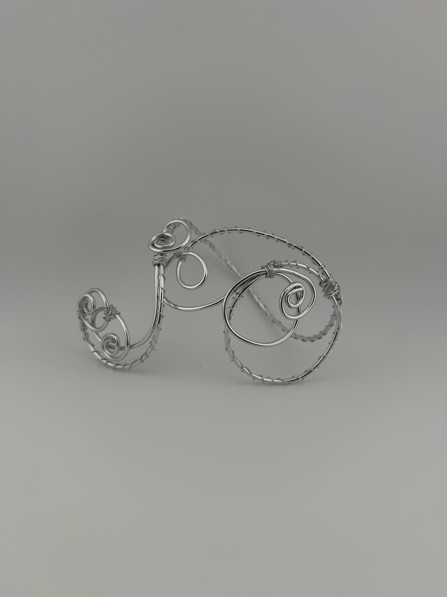 Multi-Layer Silver Arm Cuff