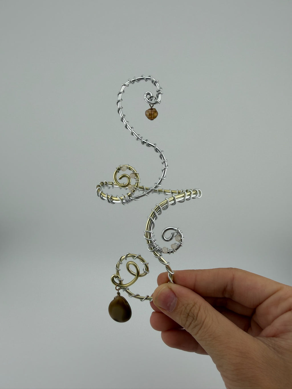 Mixed Material Arm Cuff