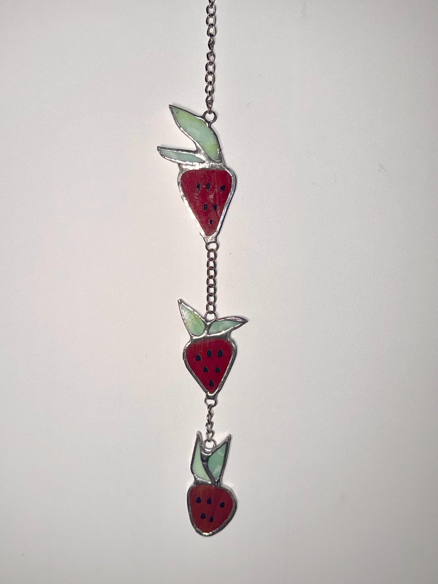 Very Red Strawberry Suncatcher