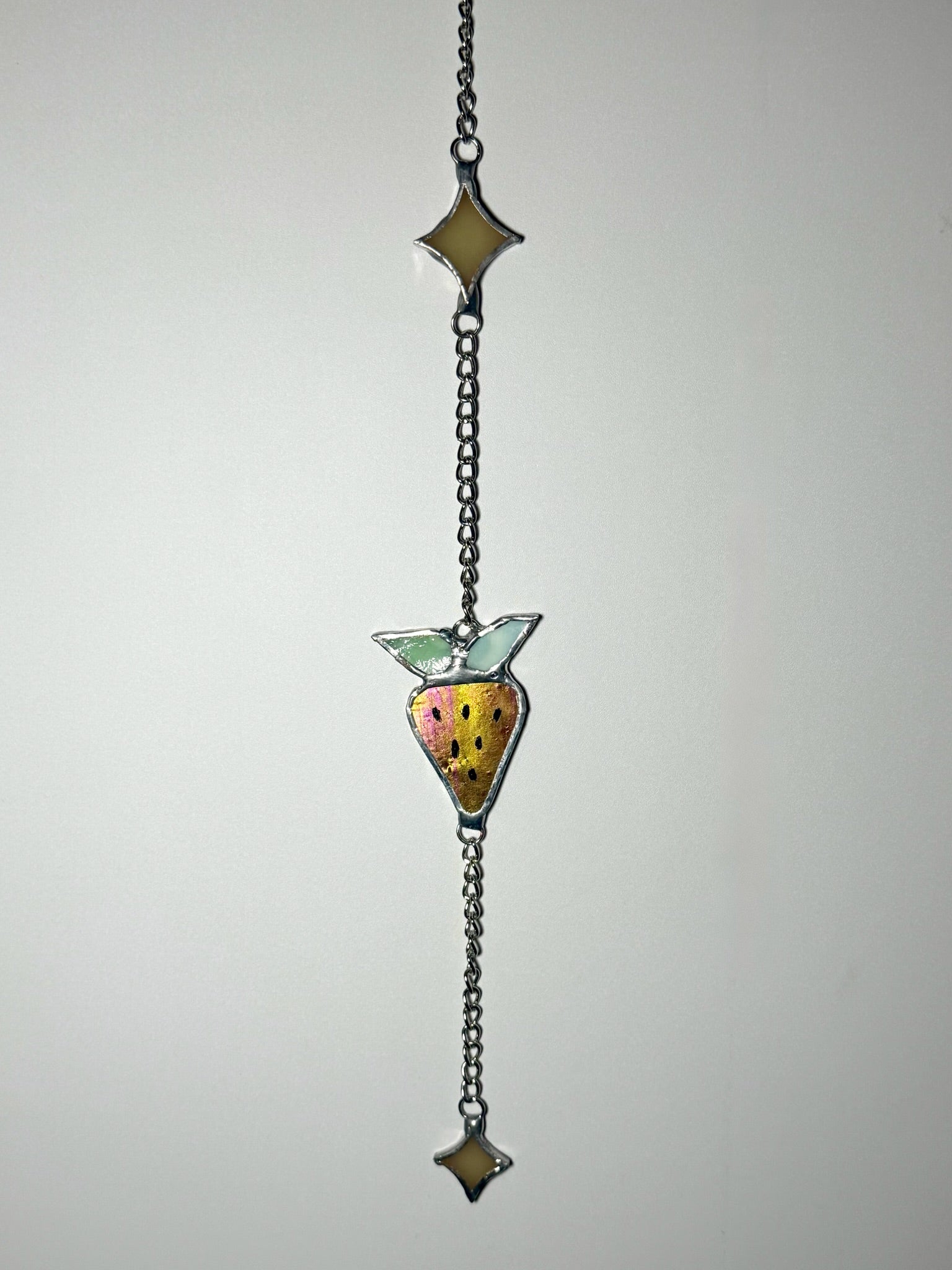 Red Strawberry Suncatcher