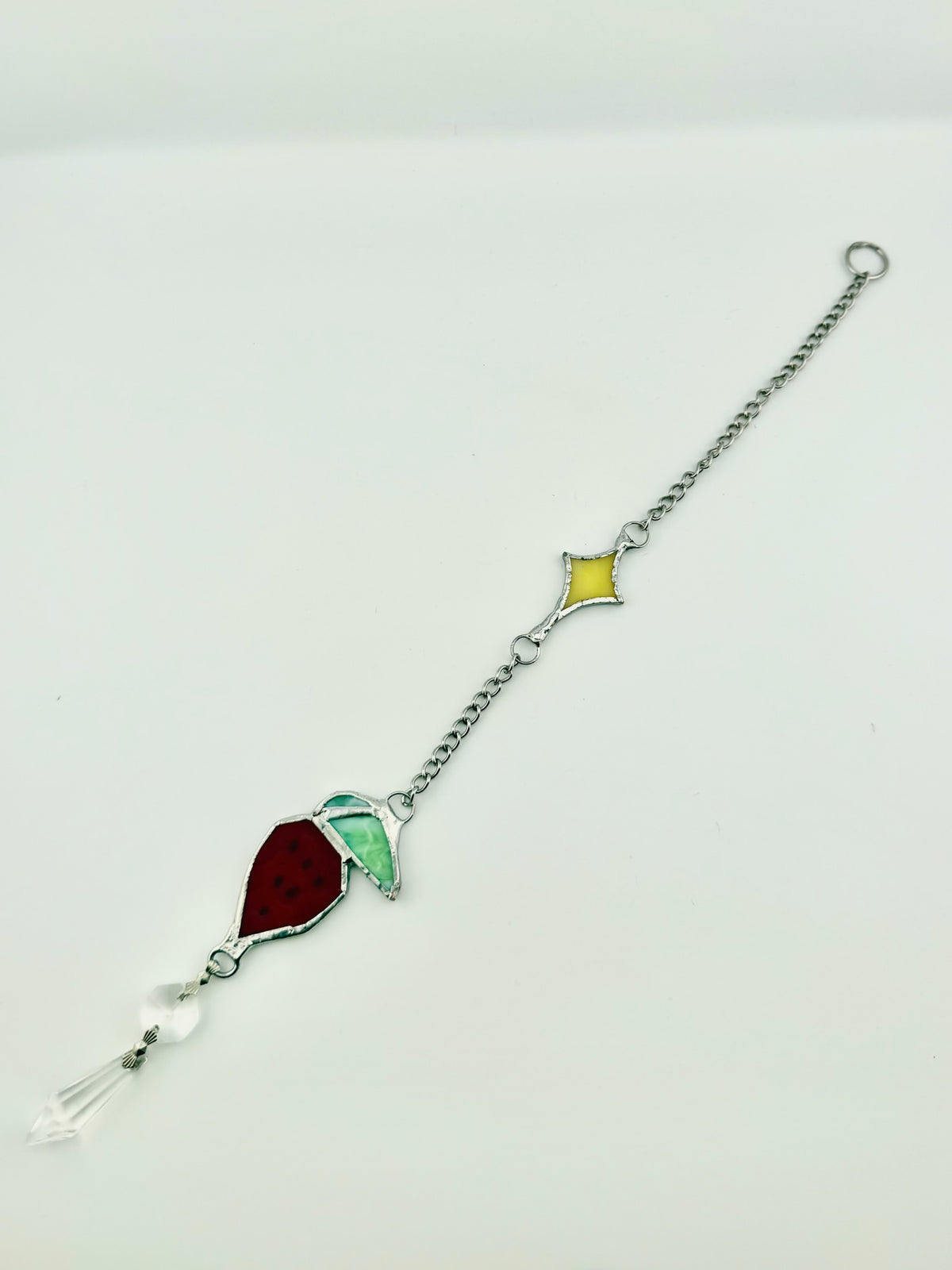 Sparkle Strawberry Suncatcher