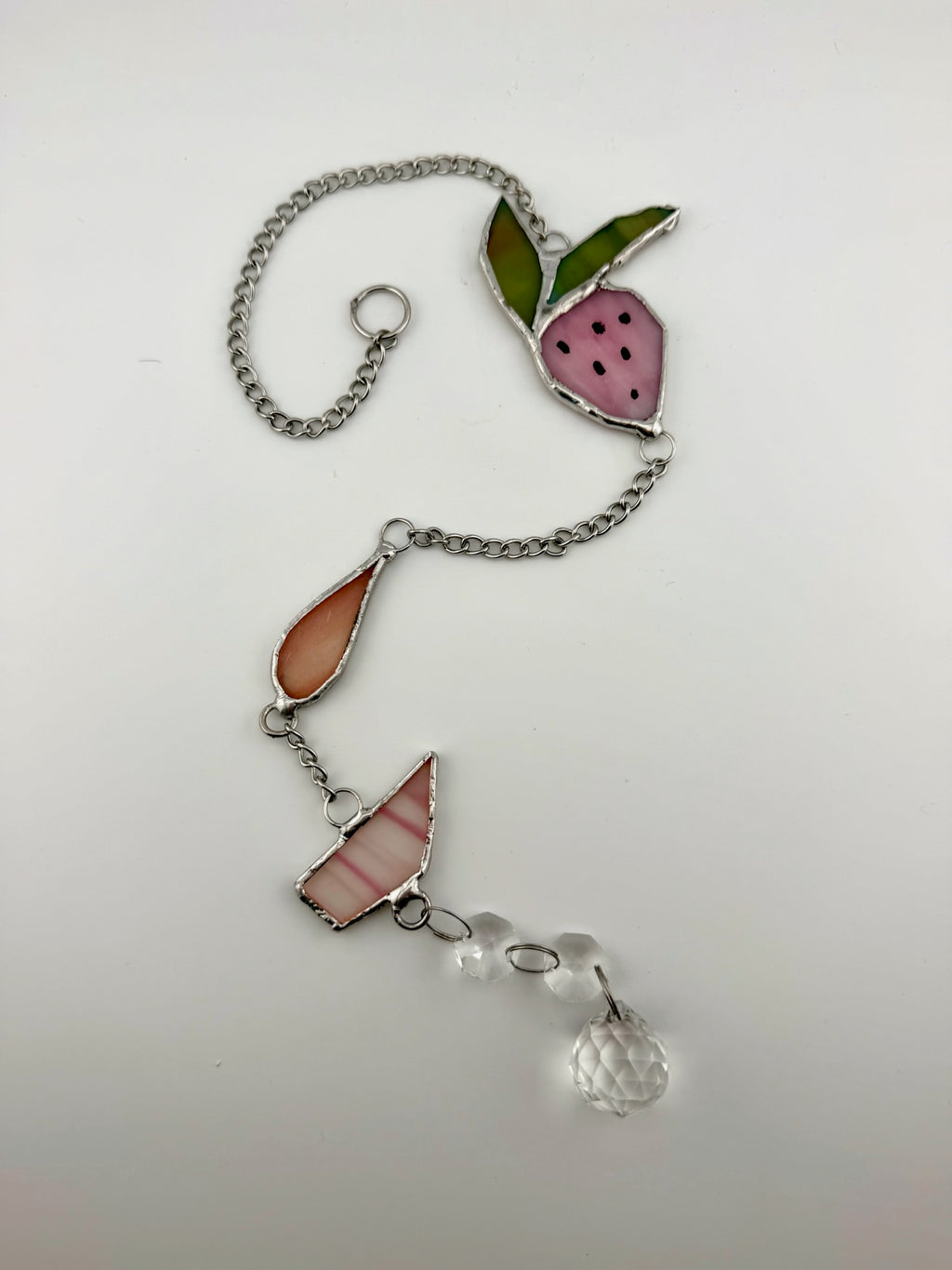 Pinky Strawberry Suncatcher