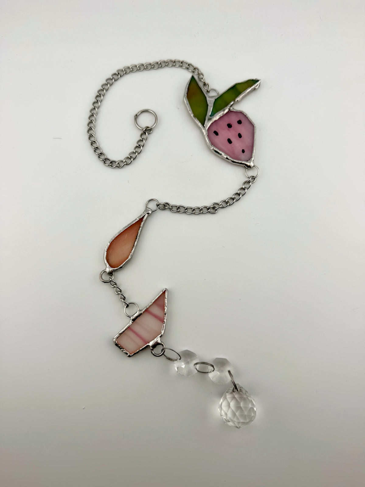 Pinky Strawberry Suncatcher