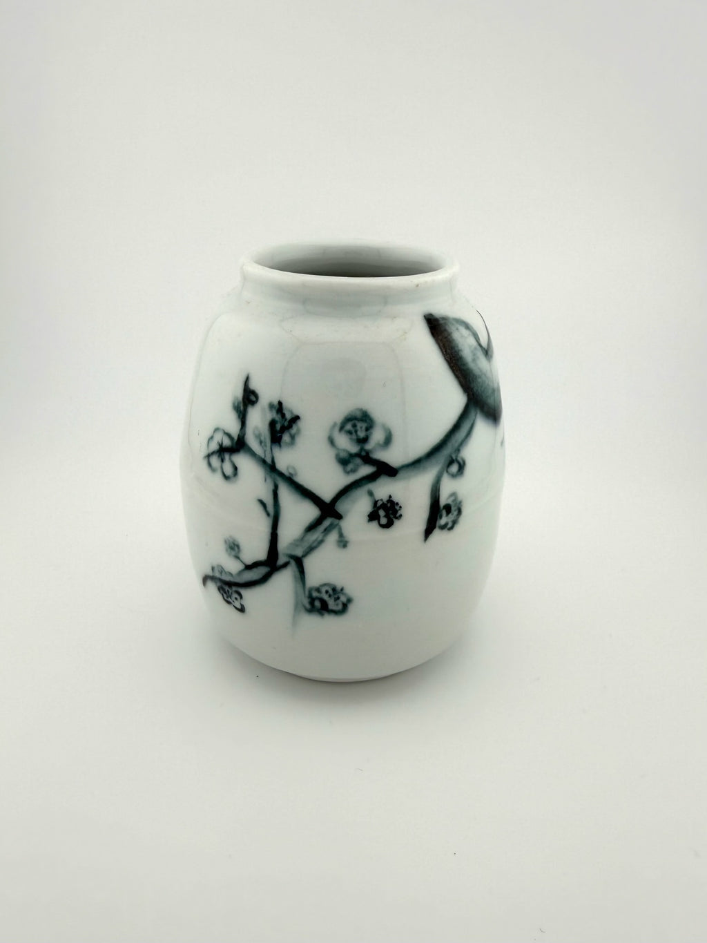 Sumi-Style Cherry Blossom Vase