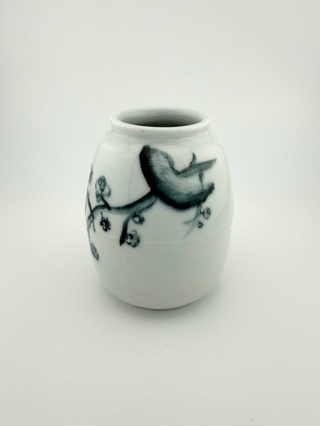 Sumi-Style Cherry Blossom Vase